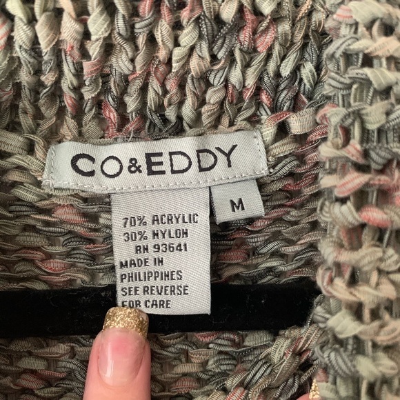 CO & Eddy Woven Sleeveless Sweater Turtle Neck - Picture 8 of 9